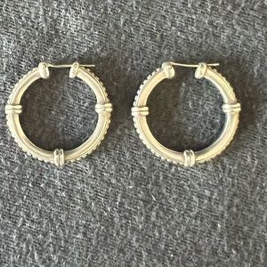 SLANE & SLANE silver hoop earrings